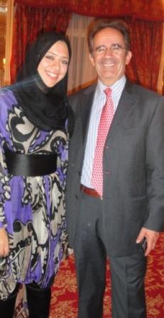 With Mr. Andreu Claret, the Executive Director of the Anna Lindh Foundation