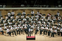 Sylff Chamber Ensemble joined Michinoku Wind Orchestra at Suntory Hall, Tokyo