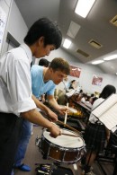 Orchestra rehearsal in Sendai