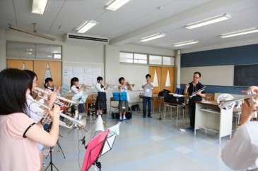 Workshop at Tohoku High School