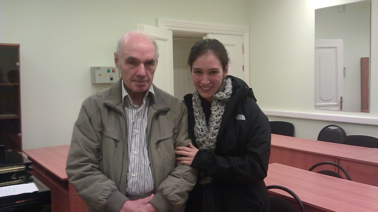 With a former student of Shebalin, Mr. Roman Ledenov