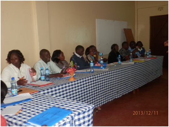 Forum participants during a session at Transit Motel Chogoria.