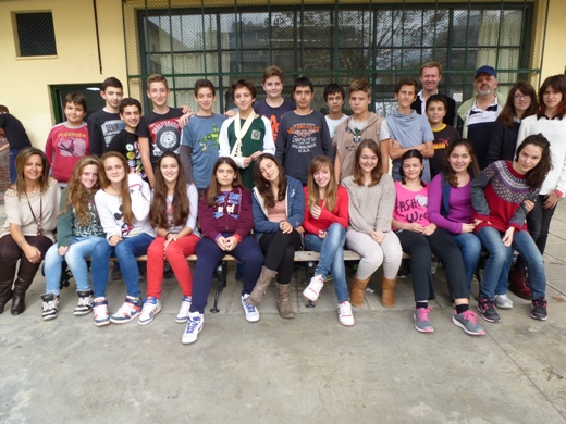 A group of Greek teenagers the author works with.