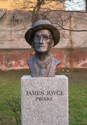 James Joyce, one of the most important figures of literary modernism.