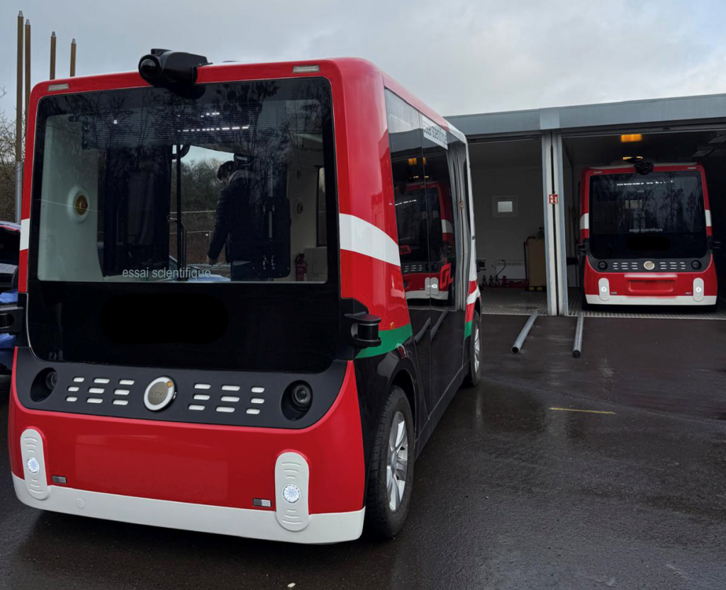 The experimental autonomous vehicle platform used to investigate interactions between automation, electrification, and operational strategies.